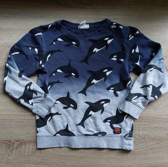 H&M orca sweatshirt 6-8 years - Picture 9 of 16